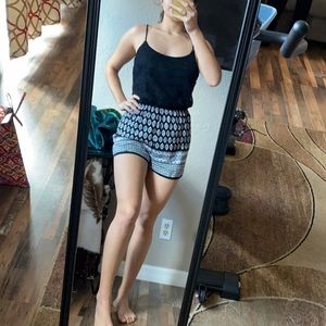 Black and white romper